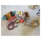 jumper cables,new tool belt,caulking guns,items
