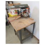 black & decker radial arm saw(works)