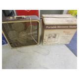 fan & kerosene heater w/box