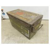 larger metal green ammo box