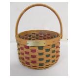 2001 longaberger christmas caroling basket