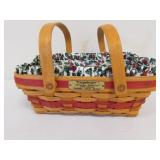 1996 longaberger holiday cheer basket