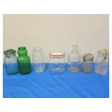 fruit jars & old jars