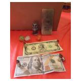 movie prop money,shooter marbles & items