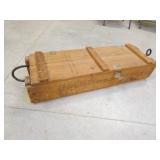 wooden ammo crate