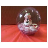 joe rice snowlady sulphide paperweight