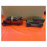 tow truck bank & truck bank