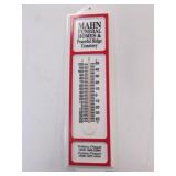 plastic funeral home thermometer