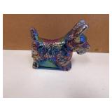 1979 b&m st.clair carnival glass scottie dog