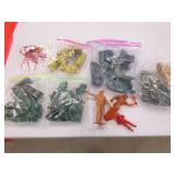 all plastic army tanks & items