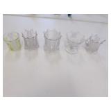 fostoria carmen spooners,glass & creamer