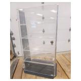 optiview plastic display case (has key)