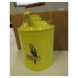 polly yellow gas can