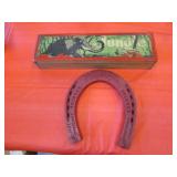 jungle pencil box & roy rogers horse shoe