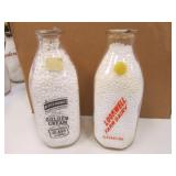 golden cream & lookwell milk bottles