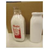 bordens milk bottle & bottle