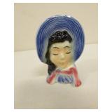 royal copley lady wall pocket