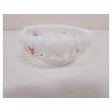 hand painted fenton dish