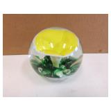 Ed St.Clair flower paperweight