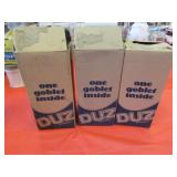 3 duz goblets w/boxes