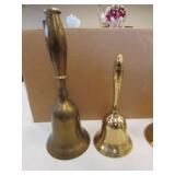 2 brass bells