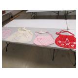 4 vintage aprons