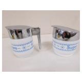 retro style cream & sugar