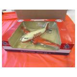 budweiser airplane bank w/box