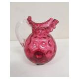 fenton cranberry pitcher