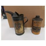 old maytag advertising oiler & adv. can