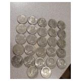 27 kennedy half dollars