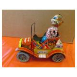 old tin bunny friction car