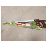 hand painted saw