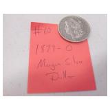 1899-O morgan silver dollar