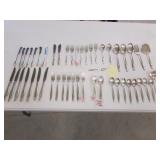 49 pc set of sterling silver flatware