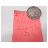 1900-O morgan silver dollar