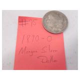 1890-O morgan silver dollar