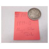 1899-O morgan silver dollar