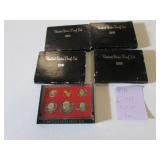 4- 1980 u.s. proof sets