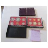 3- u.s coin proof sets