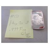 1 troy oz of .999 fine silver bar
