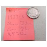 1923-S monroe doctrine silver half dollar