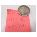 1882 morgan silver dollar