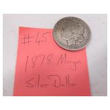 1878 morgan silver dollar