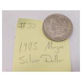 1903 morgan silver dollar