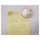 1922 silver peace dollar