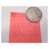 1890 morgan silver dollar