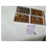 4- u.s. mint $1.00 proof sets