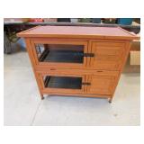 never used rabbit cage