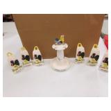 chicken spoon stand & shakers